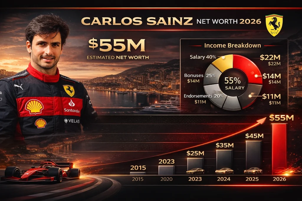 Carlos Sainz Net Worth