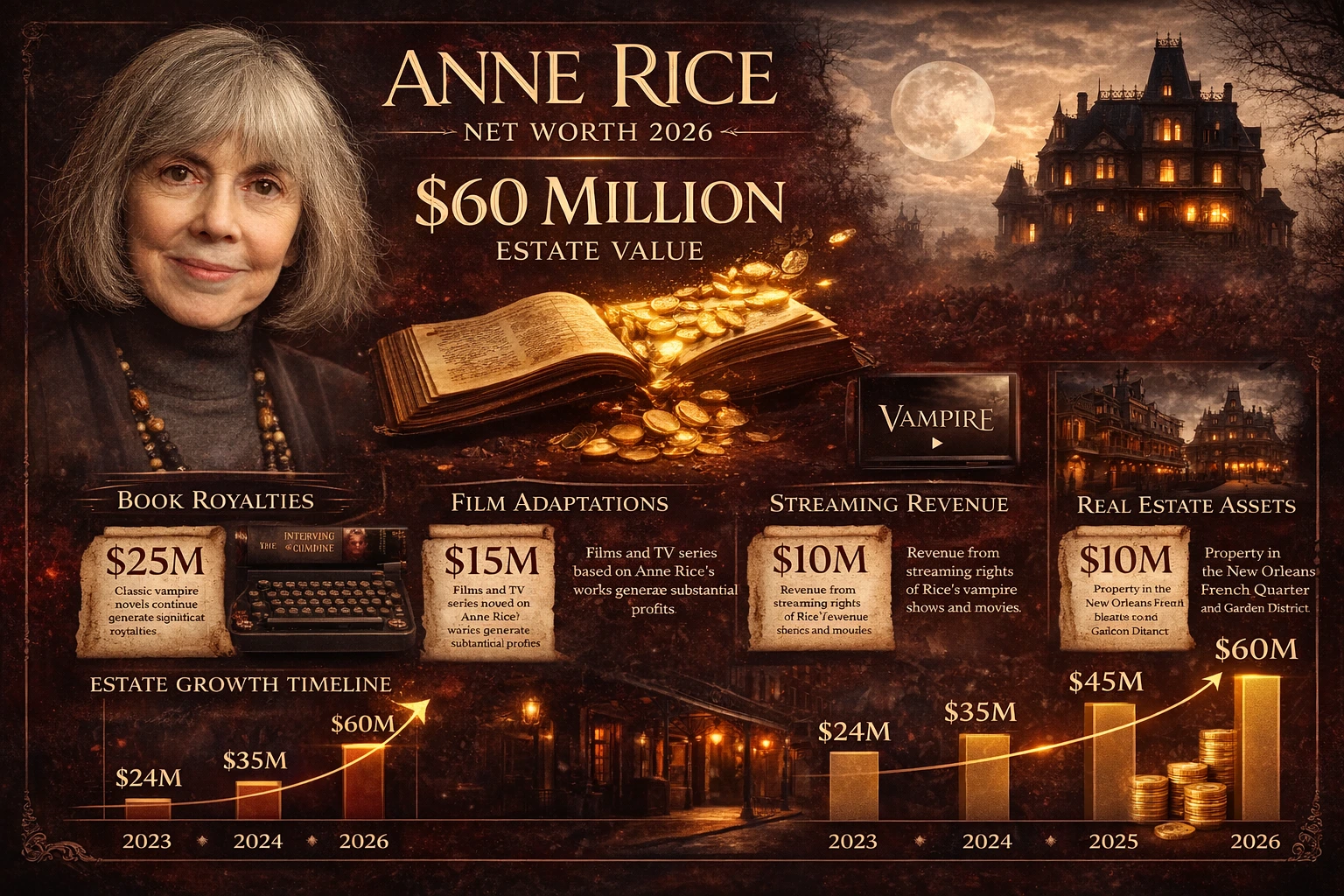 Anne Rice Net Worth