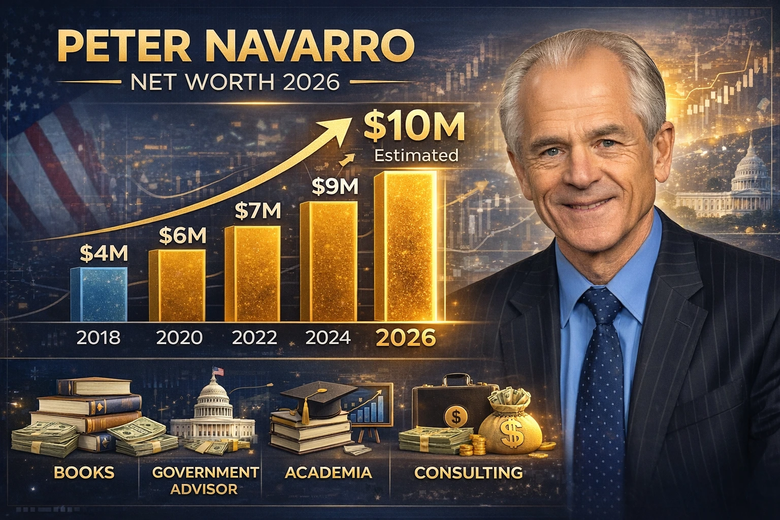 Peter Navarro Net Worth: Economist Behind the Millions In 2026
