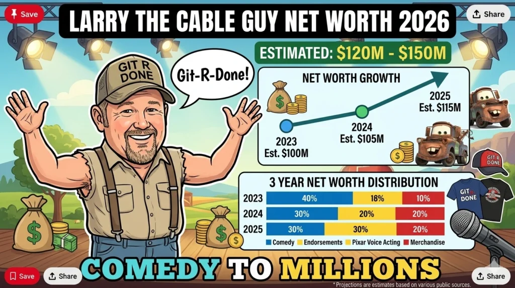 Larry The Cable Guy Net Worth