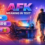 AFK Meaning in Text
