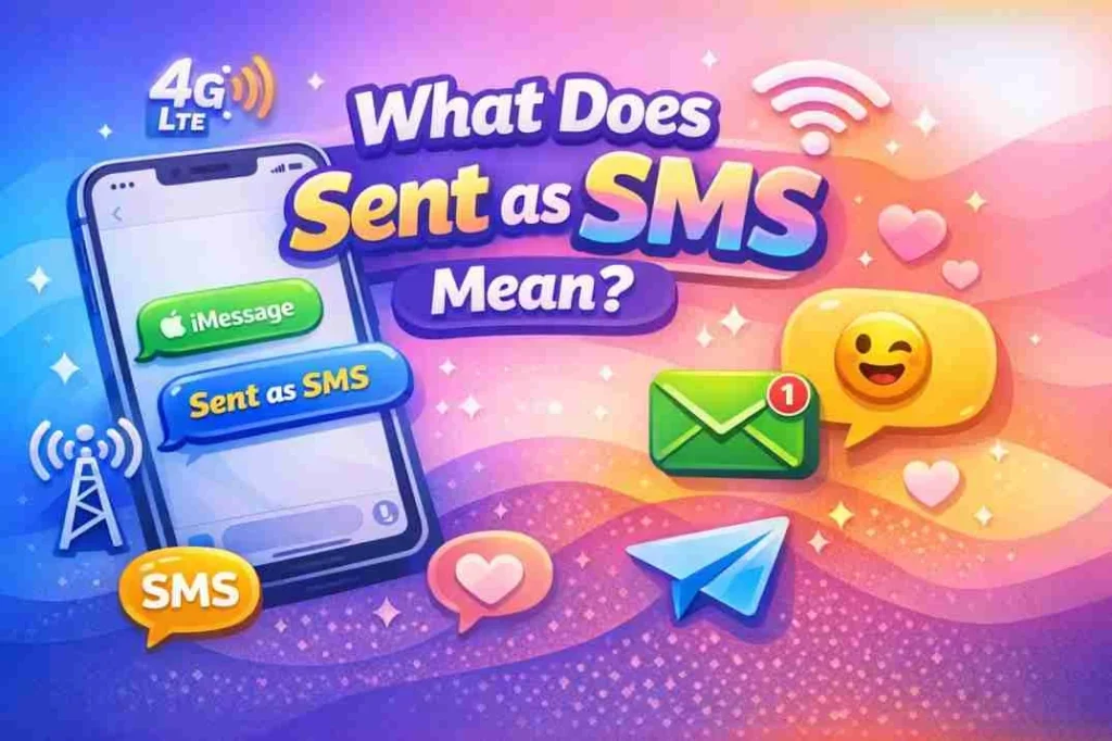 What Does Sent as SMS Mean